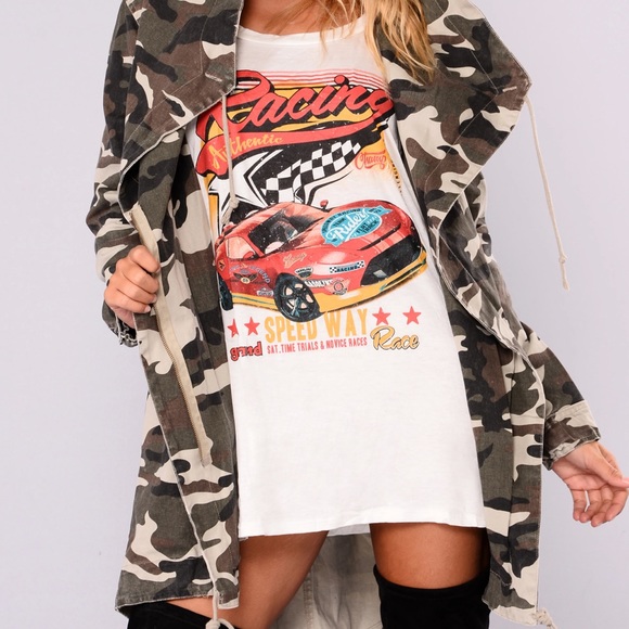 Fashion Nova Jackets & Blazers - Fashion Nova Camo Jacket